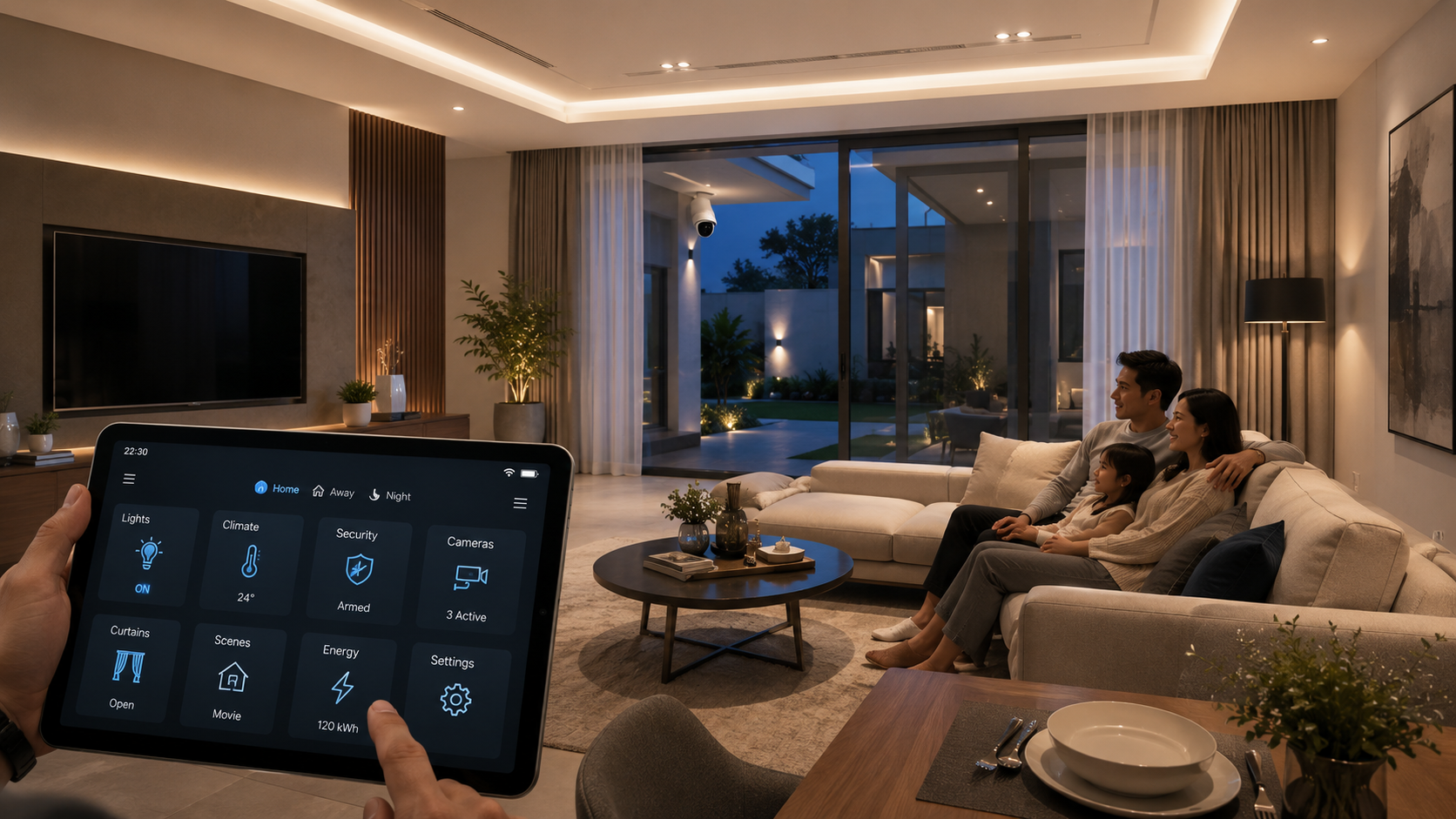 Integrated smart home control system Integrated smart home control system