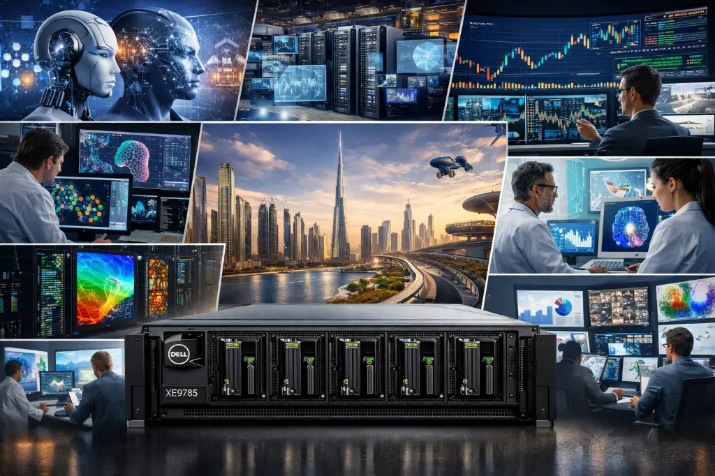 Dell PowerEdge XE9785 AI Server | Logixer Dubai, UAE