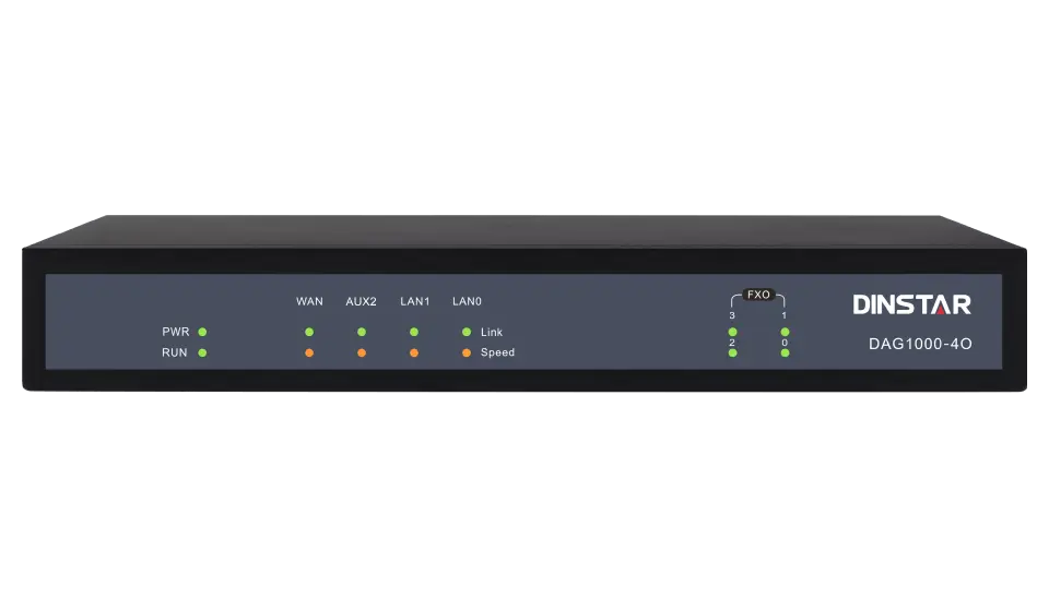 Dinstar DAG1000-4O 4 * FXO Analog VoIP  Gateway Supplier in Dubai
