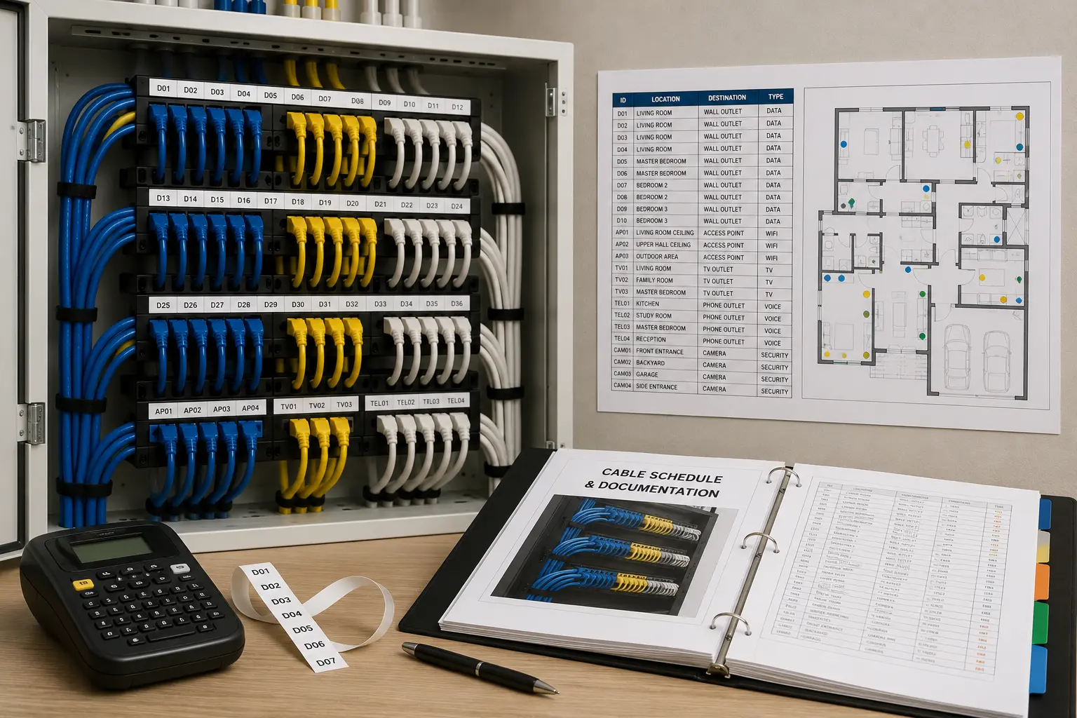 villa cabling dubai