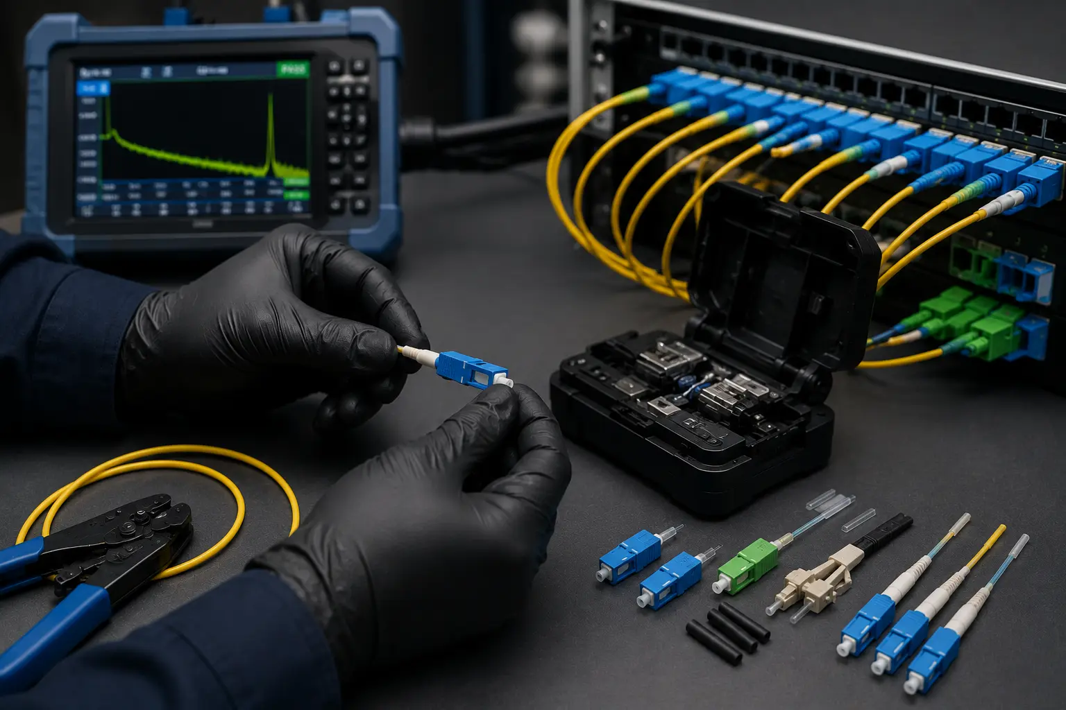 Fiber Optic Cable Splicing in Dubai
