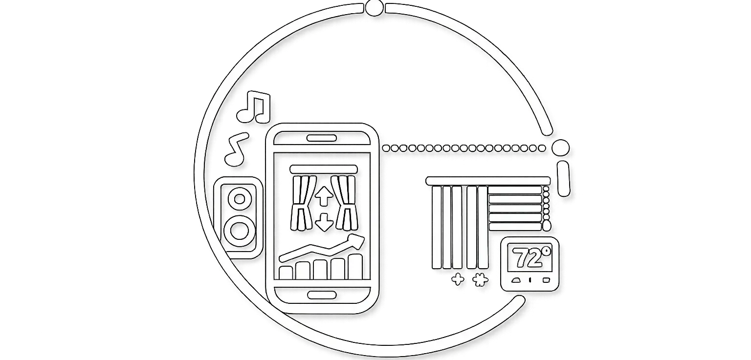 Smart curtain and blind control