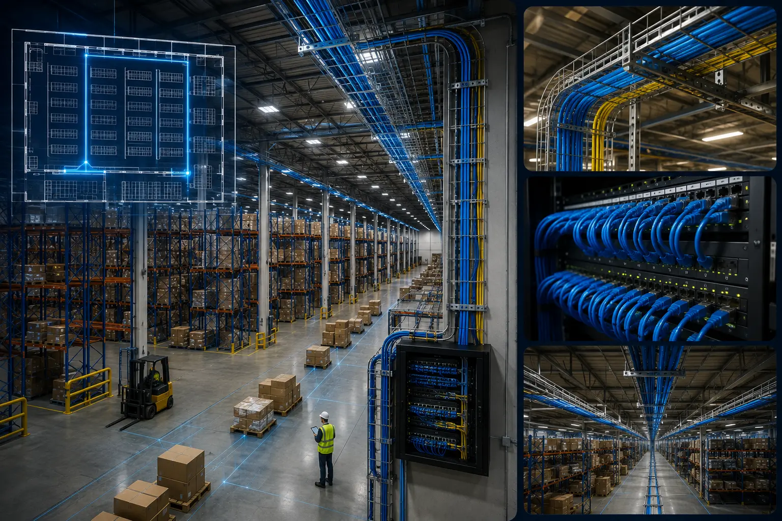 Warehouse Cabling Solutions in Dubai