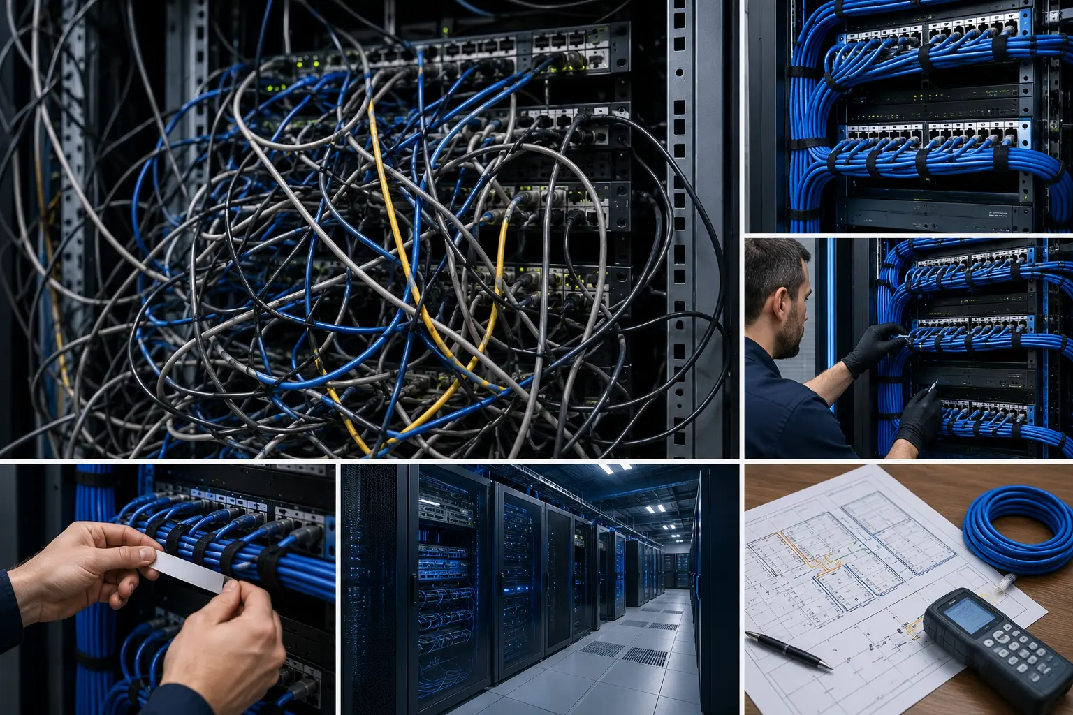 Professional Cable Rearrangement