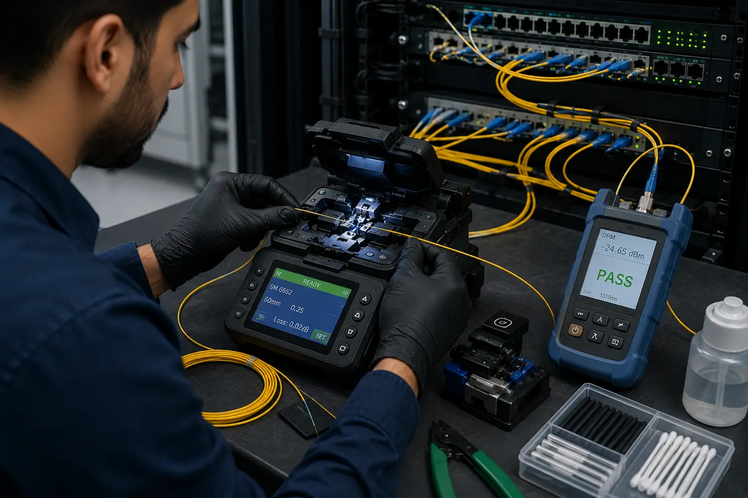 Fiber Optic Testing & Splicing