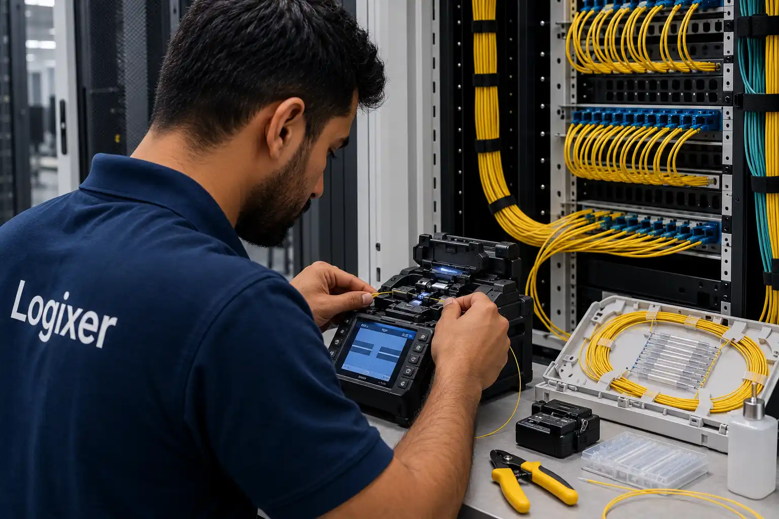 fiber optic splicing dubai