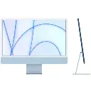 Apple iMac 24-inch 2021-M1,8C-CPU,8C-GPU,256GB,8GB RAM Blue English KB-MGPK3