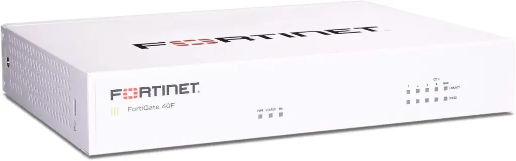 FORTINET FortiWiFi-40F Network Security Appliance with 1 Year 24x7 FortiCare and FortiGuard Unified Threat Protection (FWF-40F-BDL-950-12)