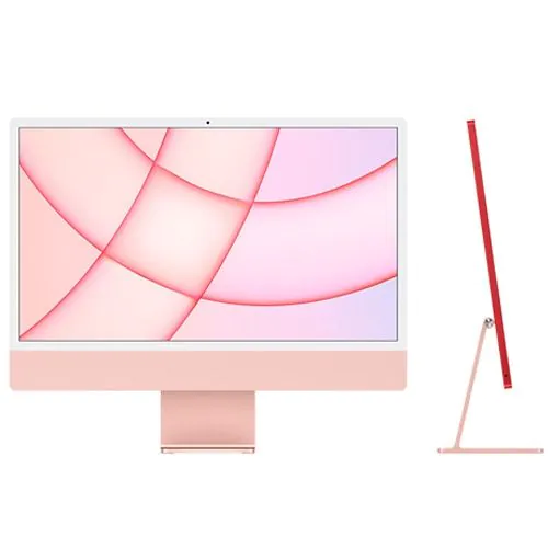 Apple iMac 24-inch 2021-M1,512GB,8GB RAM,English KB, Pink MGPN3
