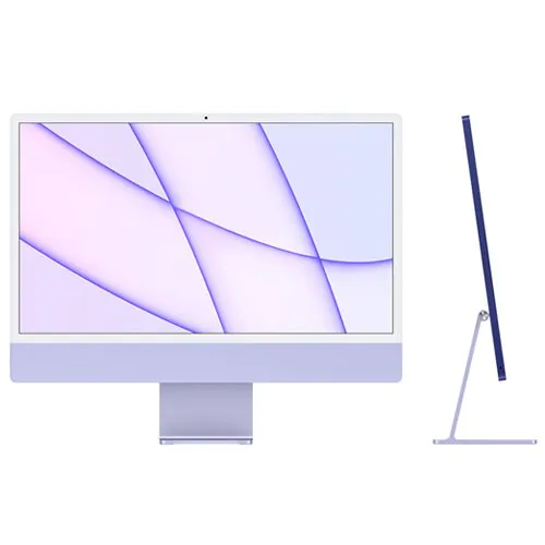 Apple iMac 24-inch 2021-M1,8 Core CPU,8 Core GPU,512GB,8GB RAM,English KB, Purple Z131
