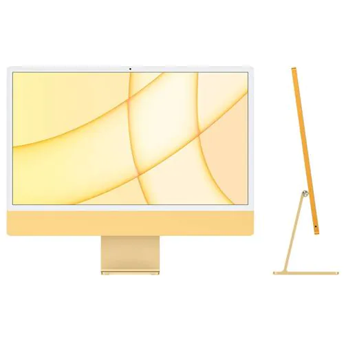 Apple iMac 24-inch 2021-M1,8 Core CPU,8 Core GPU,512GB,8GB RAM,English KB, Yellow Z12T