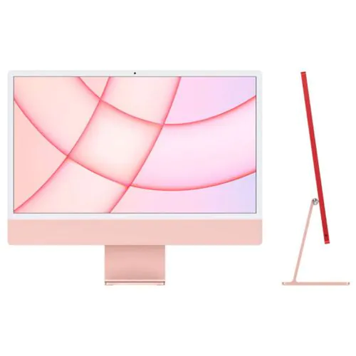 Apple iMac 24-inch 2021-M1,256GB,8GB RAM,English KB, Pink Z14P000LQ