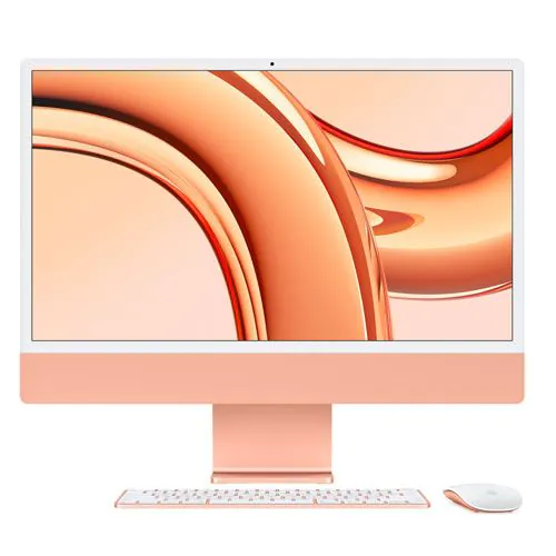 iMac 24-inch M3 Chip 1TB 16GB RAM Numeric English Keyboard - Orange 
