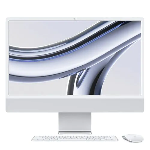 iMac 24-inch M3 Chip 512GB 16GB RAM Arabic-English Keyboard - Silver - Z19D001G4