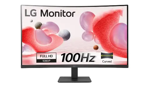32MR50C-B, LG 80 cm (31) Full HD Display(1500R), 100Hz Refresh Rate, Reader Mode & Flicker Safe, AMD FreeSync™