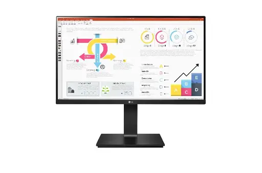 24QP750-B, LG 23.8 (60.45cm) QHD IPS Monitor with Daisy Chain and USB Type-C™