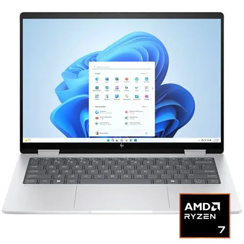 HP Envy 2-in-1 14" WUXGA Touch AMD Ryzen 7 16GB RAM 1TB SSD Glacier Silver English Keyboard - 14-fa0023dx